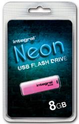 Integral USB Stick Neon 8GB oranje