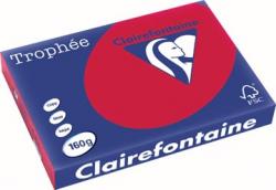 Clairefontaine gekleurd papier Trophée Intens A3 160 g/m² kersenrood 