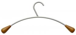 Alba set van 6 kleerhangers - metaal/hout