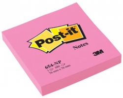 Post-it® gekleurde notes Neon 76 x 76 mm felroze 