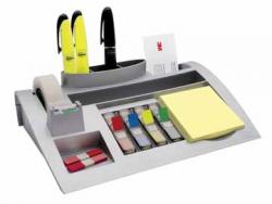 Post-it® desk organizer zilver inclusief accessoires