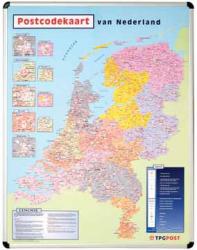 Nobo postcodekaart Nederland 103 x 133 cm