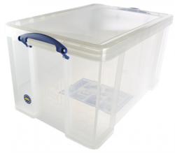 Really Useful boxes transparante opbergdozen 84 liter 