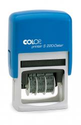 Colop datumstempel 4mm blauw Frans