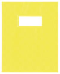 Schriftomslagen 16,5x21 cm uit plastic 125 g/m² geel