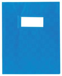 Schriftomslagen uit plastic 160 g/m² blauw voor patroonboek