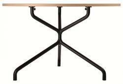 Tona design tafel (licht eik - zwart)