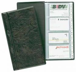 Durable folder for business card Visifix 2382 brown