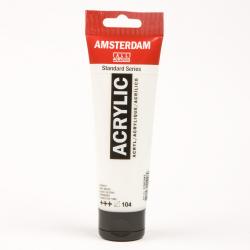 Talens acrylverf Amsterdam - Tube van 120 ml - zinkwit
