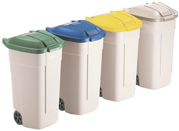 Logisch Begrijpen Bank Rubbermaid mobiele container Basis 100 liter | Eska office