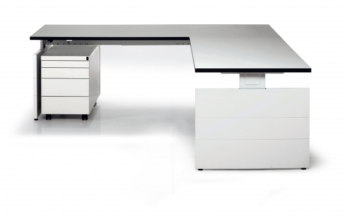 incompleet Evacuatie injecteren Swan bureautafel / hoekbureau Nova wangenpoot 160x80 cm | Eska office