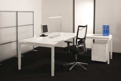 bureautafel 4-poots 200 x 100 cm Eska office