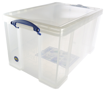 afbetalen Derbevilletest struik Really Useful boxes transparante opbergdozen 84 ltr (afzonderlijk verpakt)  | Eska office