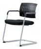 All-Tec serie 036 stoel met zwarte rug - Set van 2 stoelen