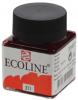 Talens Ecoline vloeibare waterverf 30 ml - vermiljoen