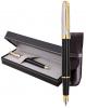 Sheaffer Prelude Palladium Cap / Black Barrel - Gold Trim