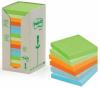 Post-it gerecycleerd Tower Pack Pastel memoblokken 38x51 mm - Pak van 24 blokken