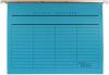 Atlanta hangmappen Alzicht Spectrum folio V-bodem blauw - Pak van 25 stuks