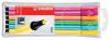 Stabilo viltstift Pen 68 Neon - 6 stiften in plastic etui