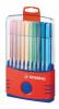 Stabilo viltstift Pen 68 Colorparade - Plastic houder met assortiment van 20 viltstiften