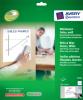 Avery whiteboardfolie 25x25 cm wit - Pak van 4 stuks