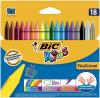 Bic waskrijt Plastidecor 18 stuks