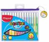 Maped Viltstift Color'Peps - 15 stiften in plastic etui met ritssluiting