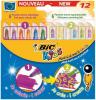 Bic Kids Viltstift Mini Color & Create - 12 stiften: 6 gewone en 6 dekkende inkt