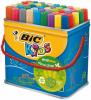Bic Kids Viltstift Visacolor XL Ecolutions - 48 stuks in metalen doos 
