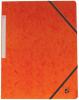 5Star elastomap A4 oranje met elastieken zonder kleppen - Pak van 10 stuks 