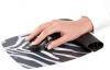 Fellowes muismat en polssteun Wrist Rocker zebra