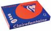 Clairefontaine gekleurd papier Trophée Intens A3 160 g/m² koraalrood - Pak van 250 vel