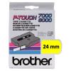 Brother tape - linten voor P-Touch PT-7000/PT-8000/PT-PC 24 mm zwart/geel