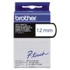Brother tape - linten voor P-Touch PT-500/PT-8E/PT-2000/PT-3000/PT-5000 - 12mmx7.7M - blauw/wit