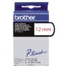 Brother tape - linten voor P-Touch PT-500/PT-8E/PT-2000/PT-3000/PT-5000 - 12mmx7.7M - rood/wit