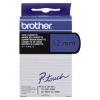 Brother tape - linten voor P-Touch PT-500/PT-8E/PT-2000/PT-3000/PT-5000 - 12mmx7.7M - zwart/blauw