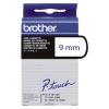 Brother tape - linten voor P-Touch PT-500/PT-8E/PT-2000/PT-3000/PT-5000 - 9mmx7.7M - blauw/wit