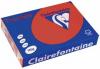 Clairefontaine gekleurd papier Trophée Intens A4 120 g/m² kersenrood - Pak van 250 vel