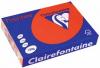 Clairefontaine gekleurd papier Trophée Intens A4 120 g/m² koraalrood - Pak van 250 vel