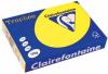 Clairefontaine gekleurd papier Trophée Intens A4 120 g/m² zonnegeel - Pak van 250 vel