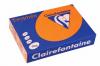 Clairefontaine gekleurd papier Trophée Intens A4 80 g/m² feloranje - Pak van 500 vel