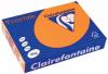Clairefontaine gekleurd papier Trophée Intens A4 80 g/m² fluo oranje - Pak van 500 vel