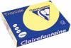 Clairefontaine gekleurd papier Trophée Pastel A4 120 g/m² citroengeel - Pak van 250 vel