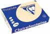 Clairefontaine gekleurd papier Trophée Pastel A4 120 g/m² crème - Pak van 250 vel