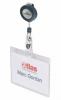 Durable badge met oprolmechanisme 60x90 mm - Pak van 10 stuks