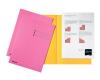 Esselte dossiermap / vouwmap roze 180 g/m² - Pak van 100 stuks