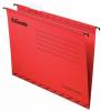 Esselte hangmappen laden Pendaflex Plus folio V-bodem rood pak van 25 stuks