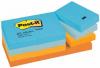 Gekleurde Post-it® notes 'Balance' 38 x 51 mm - Blok van 100 memoblaadjes - Pak van 12 blokken