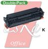 EsKa Office compatibele toner HP CC530AD / HP 304A zwart dubbelpak