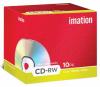 Imation CD-RW rewritable 700MB/80min. - opnamesnelheid: 1x - 4x - doos van 10 stuks  